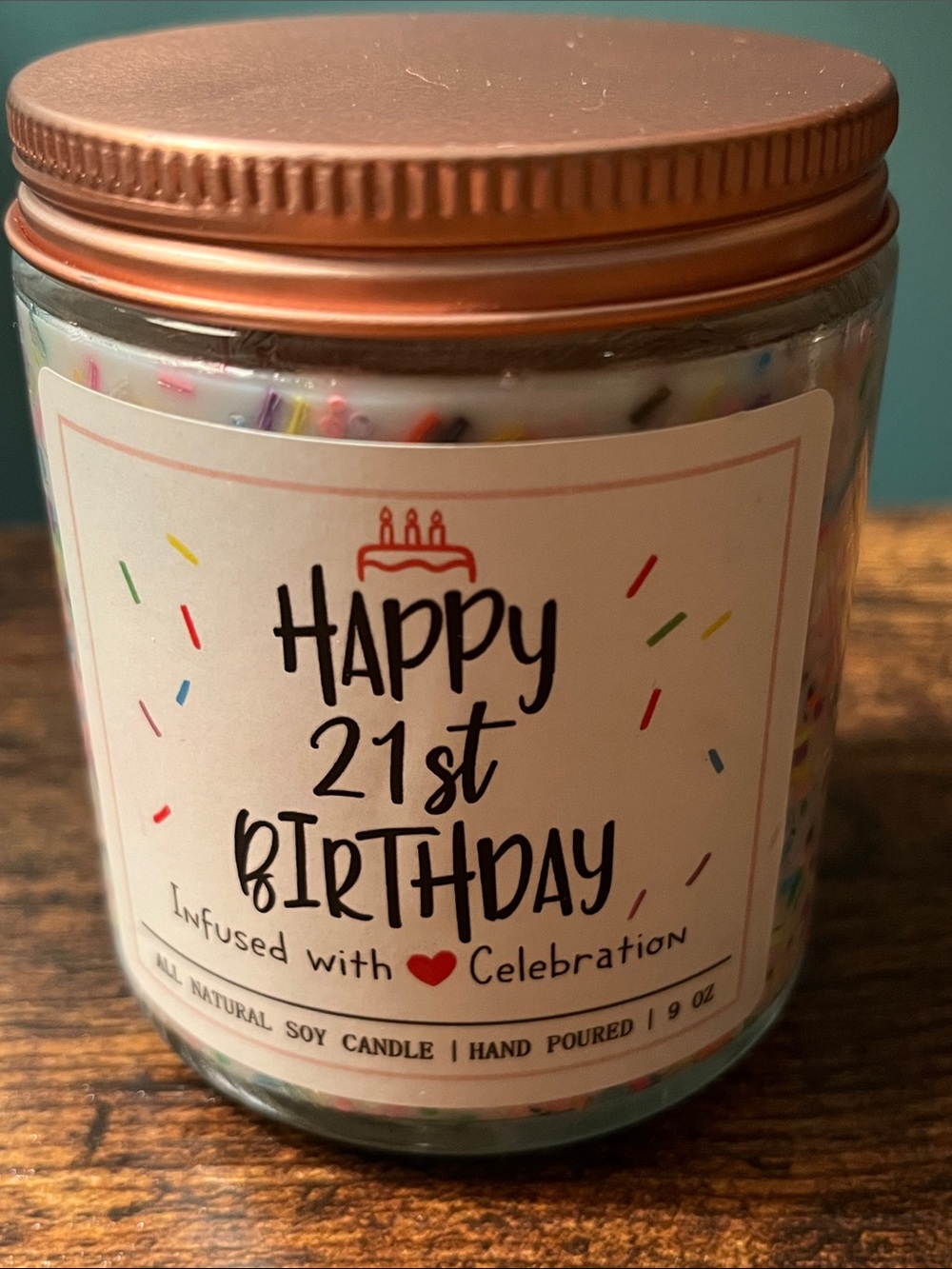 Happy 21st Birthday Candle